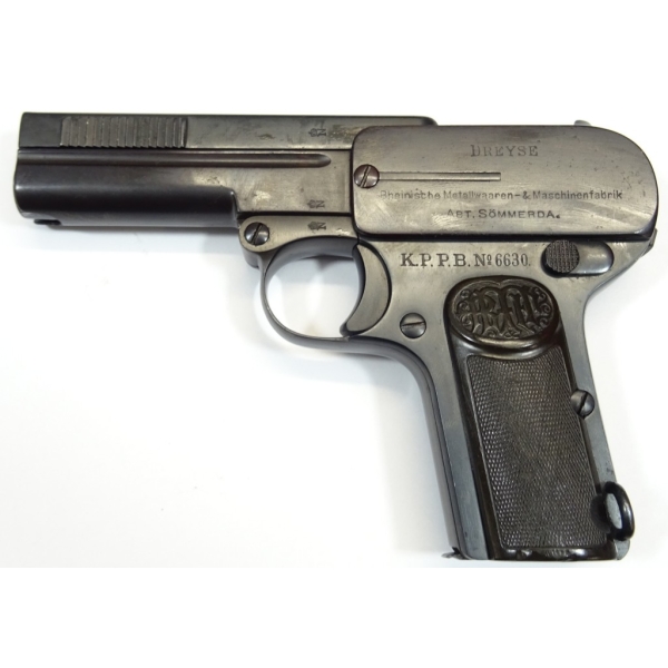 Pistolet Dreyse M1907 kal. 7,65Br.